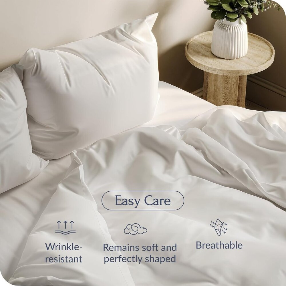 Eucalyptus Duvet Cover 100% Tencel Lyocell - King/Cali-King
